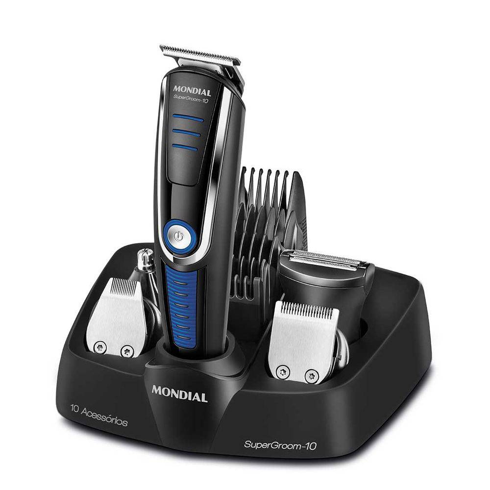Aparador De Pelos Mondial Super Groom é Bom Aparador de pelos 10 em 1 Mondial Super Groom 10 Bg-03 - sipolatti