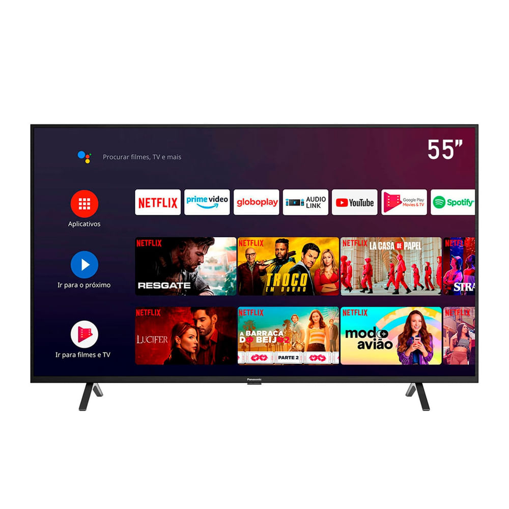 Smart TV LED Panasonic 55" HX550B, 4K, UltraHD, Wifi, Android