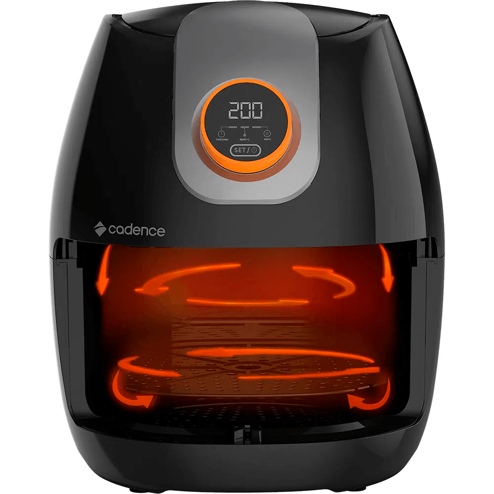 Fritadeira Sem Óleo Air Fryer Cadence FRT526 3L Contrast Cook Fryer
