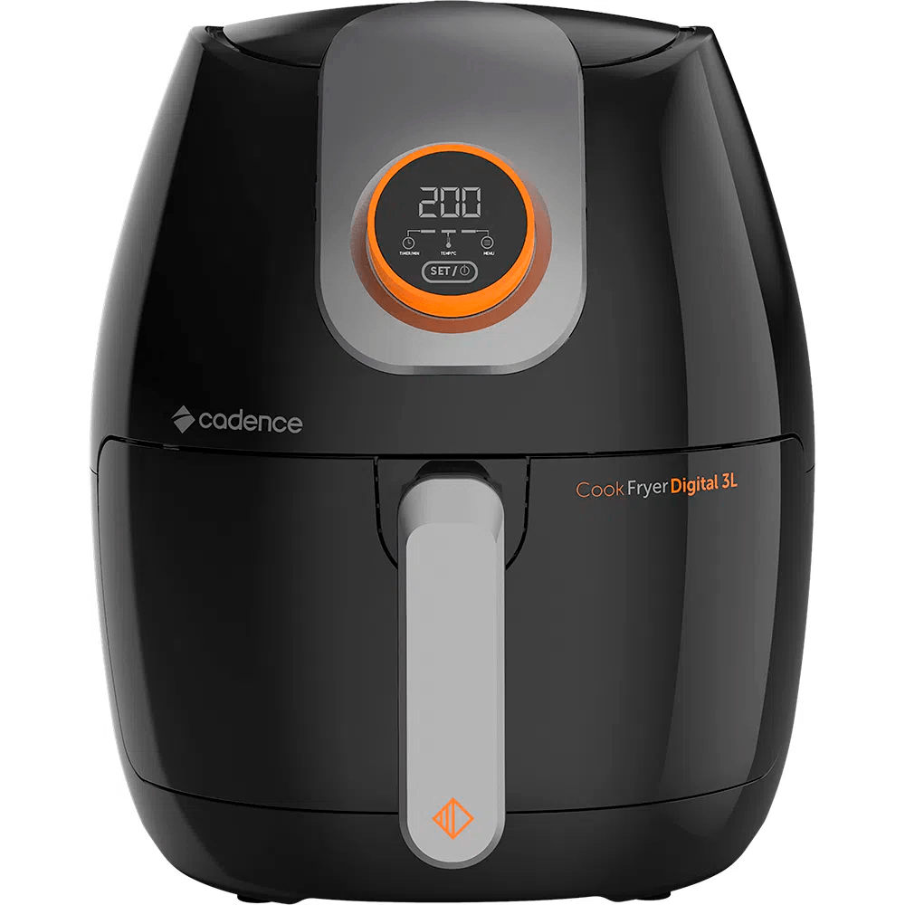 Fritadeira Sem Óleo Air Fryer Cadence FRT526 3L Contrast Cook Fryer