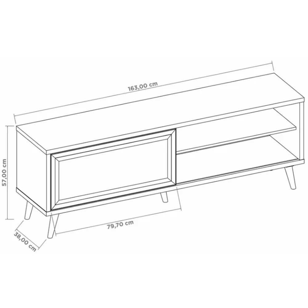 Rack para TV até 60” Notável Móveis NT 1175 - sipolatti